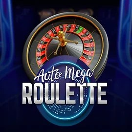 Auto Mega Roulette slot logo by Pragmatic Play at Whamoo Casino