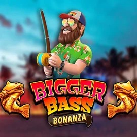 Bigger Bass Bonanza logo – Slots by Pragmatic Play at Whamoo Casino