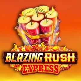 Blazing Rush Express slot logo by AreaVegas at Whamoo Casino