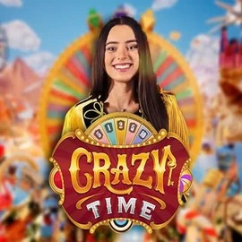 Crazy Time logo by Evolution Whamoo Casino