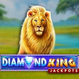 Diamond King Jackpots logo by SpinPlay Games Whamoo Casino