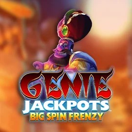 Genie Jackpots: Big Spin Frenzy logo by Blueprint Gaming Whamoo Casino