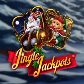 Jingle Jackpots online game logo by Dragon Gaming on whamoocasinoo.de