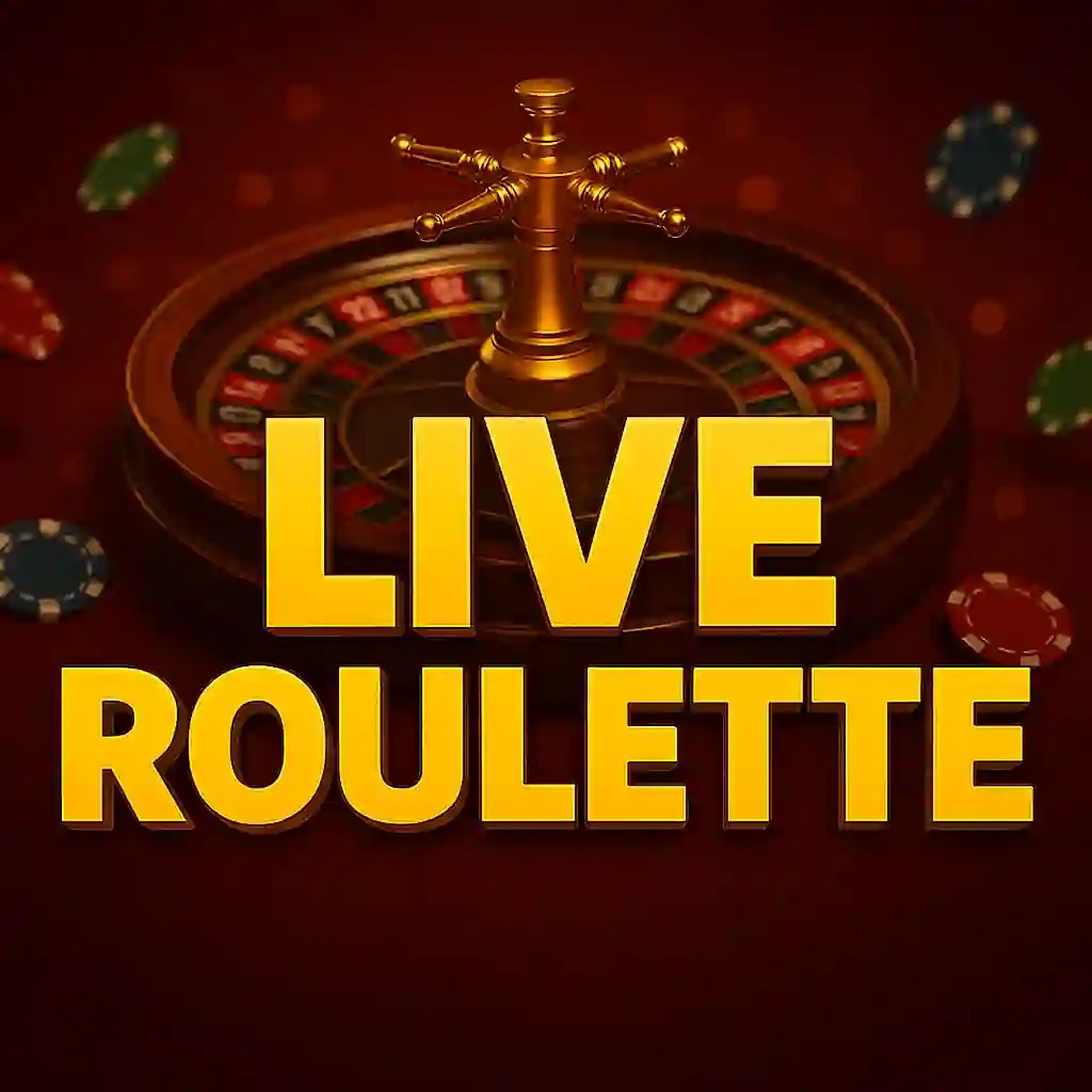 Live Roulette logo – Live Casino by Evolution at Whamoo Casino