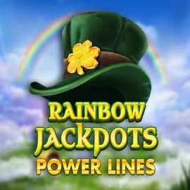 Rainbow Jackpots Power Lines logo by Red Tiger Gaming Whamoo Casino