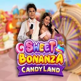 Sweet Bonanza Candy Land Live slot logo by Pragmatic Play at Whamoo Casino